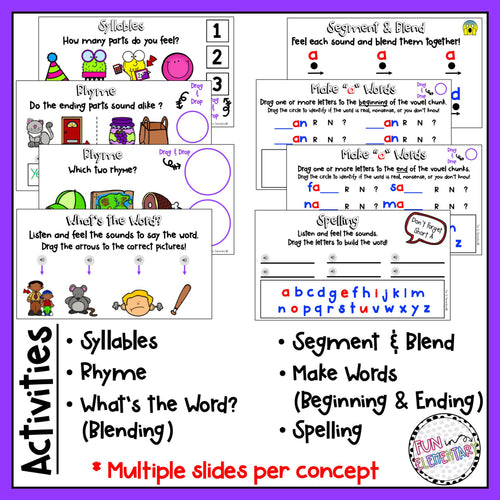 Short A - Drag & Drop Activity Slides | Printable Classroom Resource | Fun in Elementary