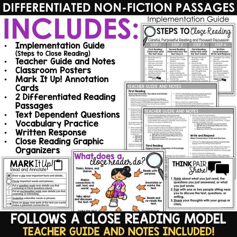 March Madness Basketball Reading Comprehension Passages Questions Close Reading