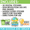 Earth Day Digital Stickers for Google and Seesaw™
