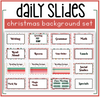 Christmas Daily Google Slides Set Classroom Slide Template | Printable Classroom Resource | Mrs. Munch's Munchkins