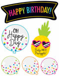 Load image into Gallery viewer, Birthday Bulletin Board Set Neon pop by UPRINT