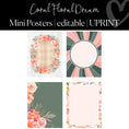 Load image into Gallery viewer, Coral Floral Dream | Full Printable Classroom Decor Bundle