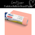 Load image into Gallery viewer, Pastel Coral Fadeless Bulletin Board Paper