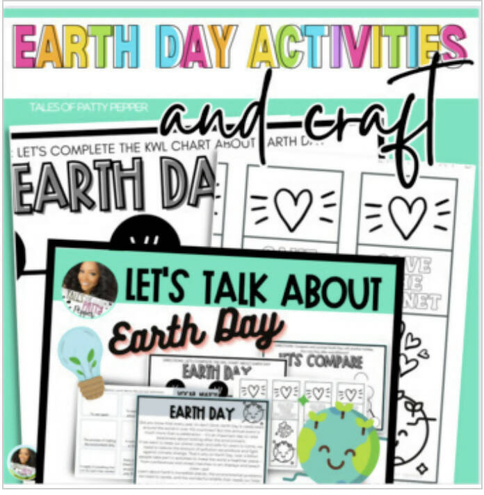 Earth Day Activities and Craft by Tales of Patty Pepper