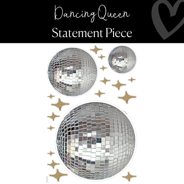 Groovy Retro Disco Ball Classroom Decor | Dancing Queen Statement Piece |  Disco Decor | Schoolgirl Style
