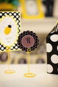 Load image into Gallery viewer, 3 inch Honeybee Tags | Happy Honeybee | UPRINT | Schoolgirl Style