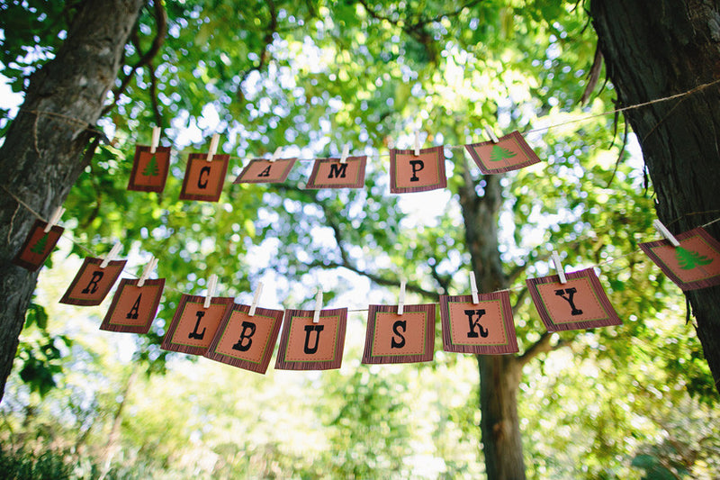 Banner Letters | Camp Learn-A-Lot | UPRINT | Schoolgirl Style
