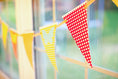 Load image into Gallery viewer, Mini Pennants | Garden Party | UPRINT | Schoolgirl Style