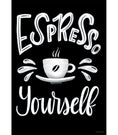 Load image into Gallery viewer, Industrial Cafe 'Espresso Yourself' Poster by UPRINT