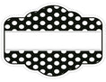Load image into Gallery viewer, Fancy Labels | Chalkboard & Polka Dot | UPRINT | Schoolgirl style