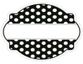Load image into Gallery viewer, Fancy Labels | Chalkboard & Polka Dot | UPRINT | Schoolgirl style