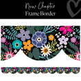 Load image into Gallery viewer, New Chapter Floral Bulletin Board Border | Midnight Meadow