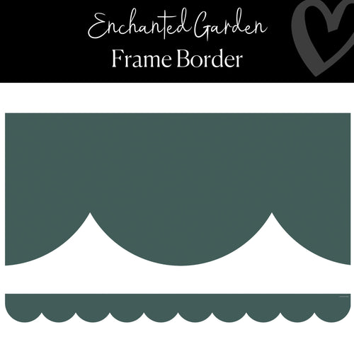 Dark Green Classroom Border Frame Border Garden Decor by Flagship