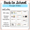 Back to School Google Slides Editable | Printable Classroom Resource | Mrs. Munch's Munchkins