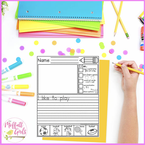 Journal Prompts for May | Printable Classroom Resource | The Moffatt Girls