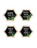 Load image into Gallery viewer, Hexagon Cut-outs with Inspirational Messages | Neutral Classroom Decor | Simply Boho | UPRINT | Schoolgirl Style