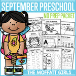 Preschool Back to School No Prep Packet by The Moffatt Girls