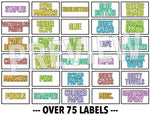 Supply Labels | Printable Classroom Resource | Miss West Best