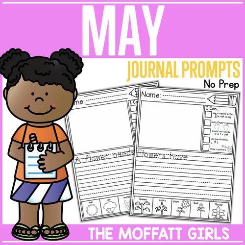 Journal Prompts for May by The Moffatt Girls
