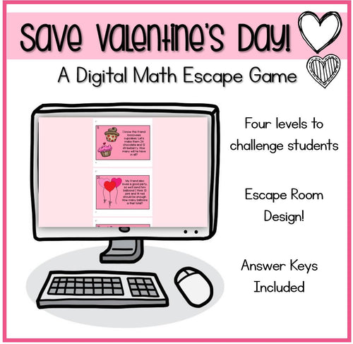 Save Valentine's Day! A Digital Math Escape Game on Google Forms