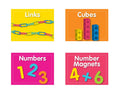 Load image into Gallery viewer, NEON Math Supply Labels | Just Teach | UPRINT | Schoolgirl Style