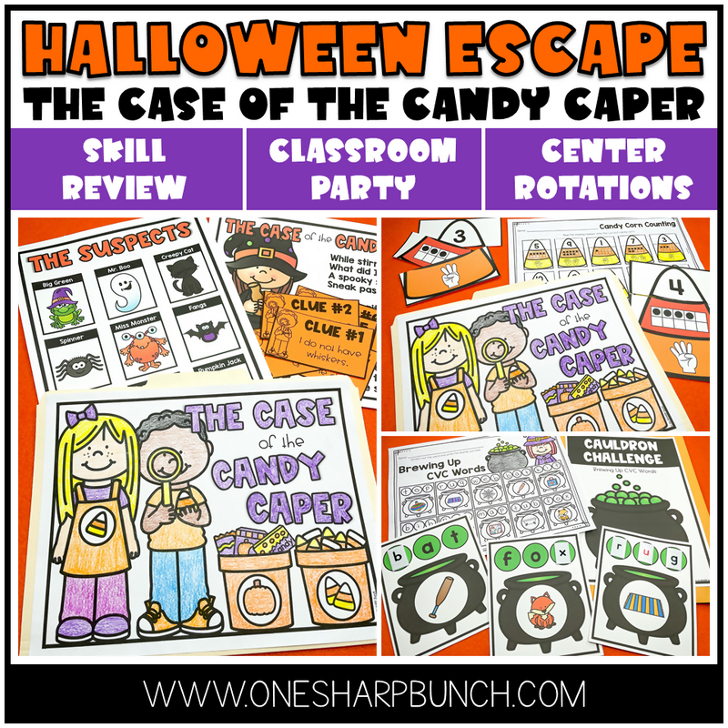 Halloween Escape The Case of the Candy Caper by One Sharp Bunch