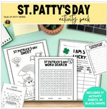 St. Patrick's Day: Activity Pack LOW PREP