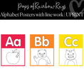 Load image into Gallery viewer, Pops of Rainbow Rays Full Printable Classroom Decor Bundle