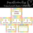Load image into Gallery viewer, Pops of Rainbow Rays Full Printable Classroom Decor Bundle