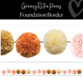 Load image into Gallery viewer, Retro Classroom Decor Pom Straight Border Foundation Border by Flagship