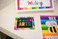 Load image into Gallery viewer, Table/Center Signs | Happy Rainbow | UPRINT | Schoolgirl Style
