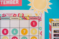 Load image into Gallery viewer, Calendar Set | Hello! Sunshine Coral | UPRINT | Schoolgirl Style
