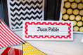 Load image into Gallery viewer, Nameplates | Hooray for Hollywood | UPRINT | Schoolgirl Style