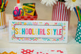 Load image into Gallery viewer, Nameplates | Hello! Sunshine Coral | UPRINT | Schoolgirl Style