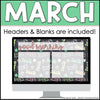 March and St. Patrick's Day Daily Agenda Google Slides Templates - Editable Slides