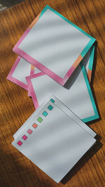 Rainbow Shave Ice Post-it Notes | 75 sheets | The Pineapple Girl Design Co. | Hey, TEACH!