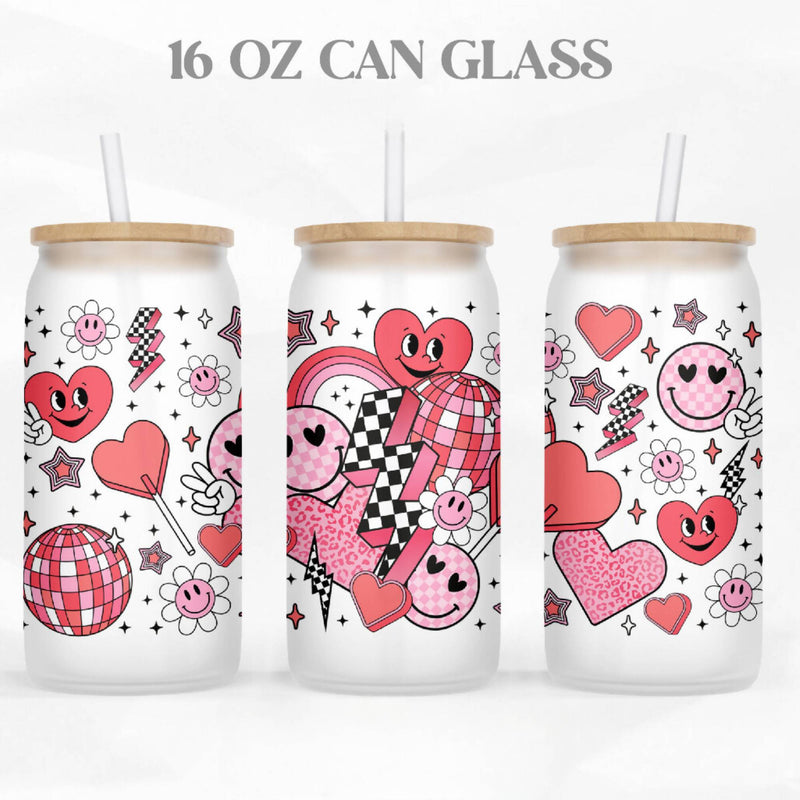 Retro Valentine | Glass Can | Crafting by Mayra | Hey, TEACH!