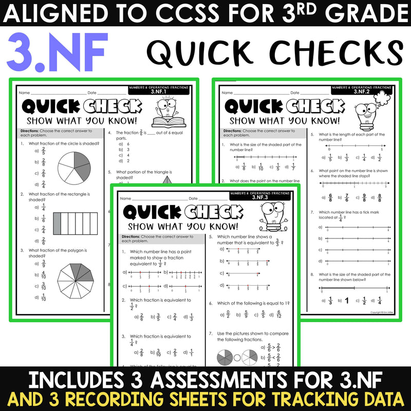 3rd Grade Math Review Worksheets Assessments Homework Morning Work Test Prep