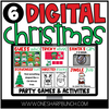 Digital Christmas Party Games and Digital Christmas Activities | Printable Classroom Resource | One Sharp Bunch