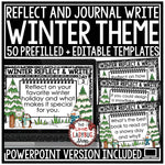 Winter Journal Reflection | Writing Prompts | Printable Teacher Resources | The Little Ladybug Shop