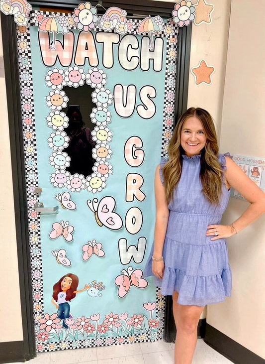 April Bulletin Board and Door Inspo