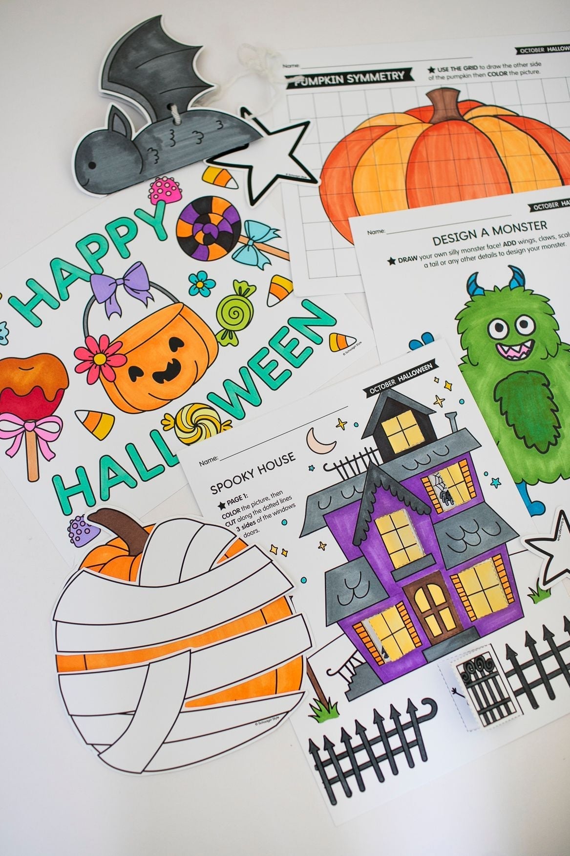 Easy Halloween Classroom Party Activities – Schoolgirl Style