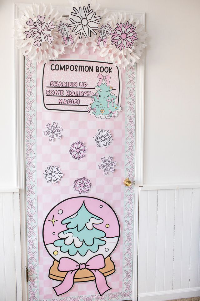 Frosted School Days | Christmas Classroom Decor