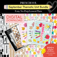 Load image into Gallery viewer, Preschool September Thematic Unit Bundle
