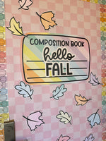 fall classroom decor pastel