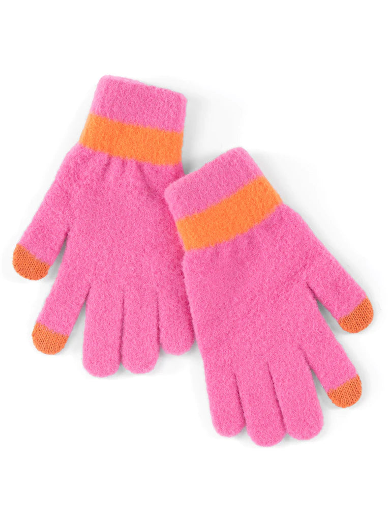 "The Riley" Touchscreen Gloves, Pink │ Winter Outerwear │ Style House Design Studio