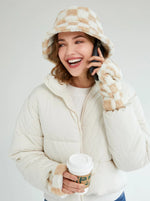 Sweater Weather Bucket Hat, Tan │ Winter Outerwear │ Schoolgirl Style