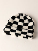 "The Oliver" Black Checkerboard Hat │ Winter Outerwear │ Schoolgirl Style