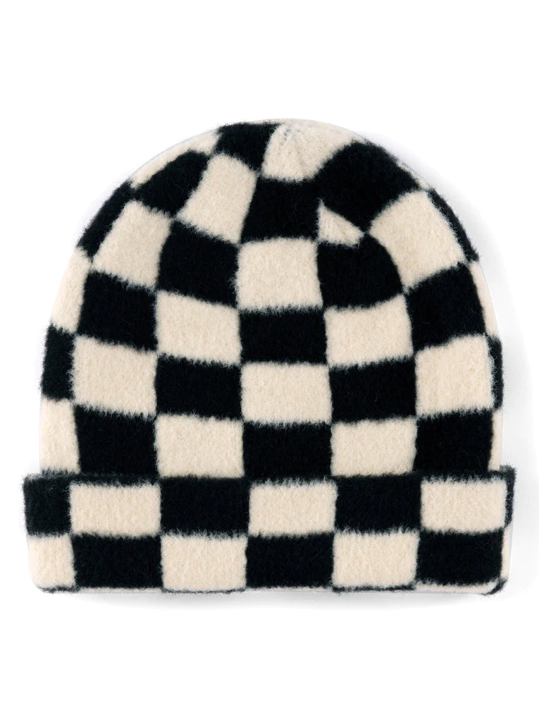 Black and white checkered hat sales