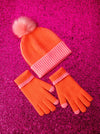 "The Ava" Touchscreen Gloves, Orange │ Winter Outerwear │ Style House Design Studio